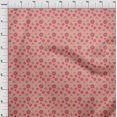 thumbnail image 4 of oneOone Cotton Silk Pink Fabric Floral Retro Craft Projects Decor Fabric Printed By The Yard 42 Inch Wide, 4 of 5
