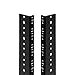 thumbnail image 3 of NavePoint Rail Vertical 12U Paire Kit DIY avec Matériel, Noir, 3 of 4