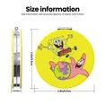 thumbnail image 3 of Zufioo SpongeBob SquarePants for Portable Pocket Makeup Mirror, Foldable Handheld Magnifying Beauty Mirror Suitable for Wallet Handbag for Women-Round Shape, 3 of 9