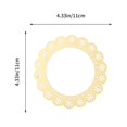thumbnail image 2 of Miangastore 10 Pcs Gold Stamping Hollow Lace Paper Scrapbook Paper DIY Craft Making Lace Paper, 2 of 8