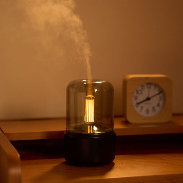 EGNMCR Humidificateurs pour Chambre Diffuseur d'Arômes de Bougie Usb de Bureau Bougie Humidificateur pour la Maison Diffuseur d'Arômes