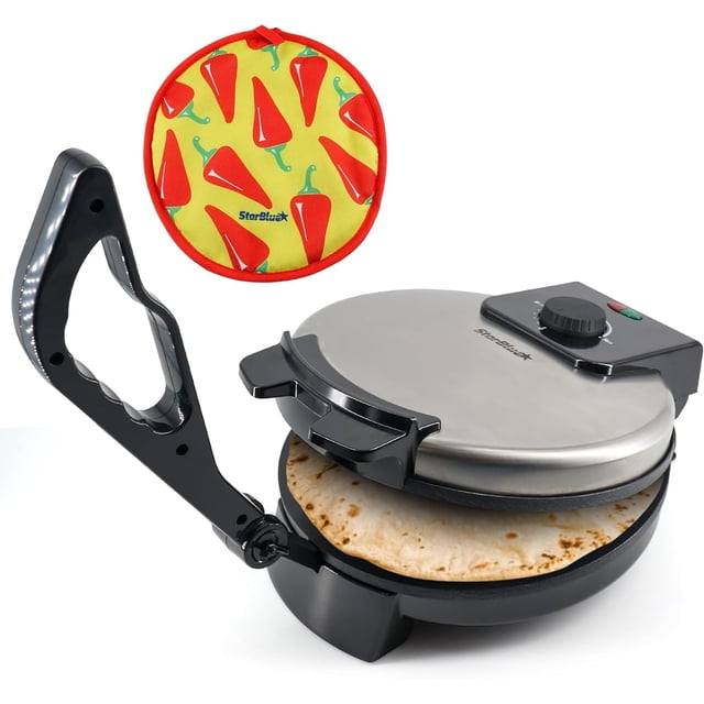 StarBlue Automatic Electric Stainless Steel Non-stick Roti Maker 10-inch