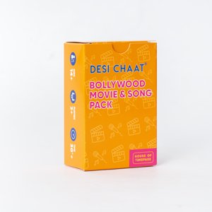 Desi Chaat Bollywood Film & Song Pack l Diwali Jeu l Dihali Cadeau l Desi Cadeau de famille l Cadeau indien
