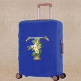 thumbnail image 1 of Luggage Cover Scratch Resistant Trolley Protective Case Apply To 18-32 Inch Golden Flower Print Suitcase Travel Accessory Covers 8Golden flower T L (26-28inch), 1 of 6