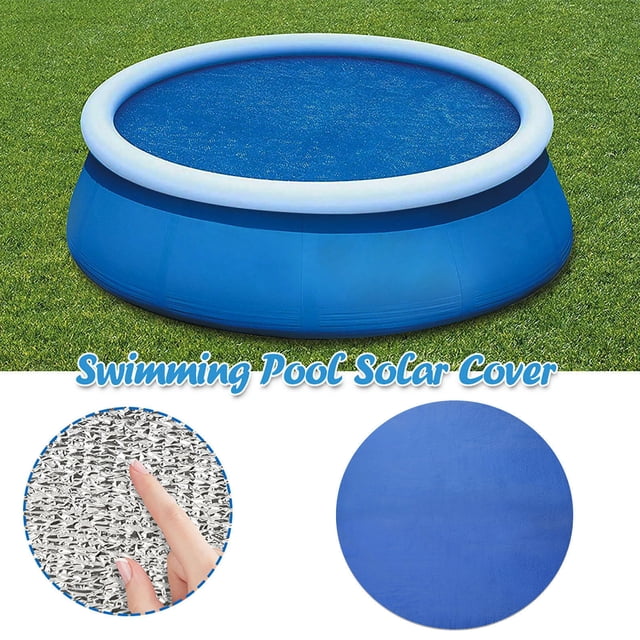 Staron Pool Cover under $5! Round Solar Protection for Swimming Pool Heat Retention Debris Prevention for Above Ground Use