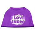 thumbnail image 1 of I Love Snow Screenprint Shirts Purple S (10), 1 of 1