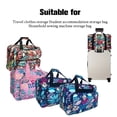 thumbnail image 4 of Dalazy Sac de Rangement de Voyage Portable Étui de Transport pour Machine à Coudre Pochette Support Organisateur Fourre-Tout Porte-Bagages Compartiments Rose, 4 of 6