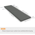 thumbnail image 3 of Outsunny Outdoor Lounge Chair Cushions with Back Ties, Set of 2, Grey, 3 of 10