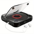 thumbnail image 3 of AMERTEER Lecteur CD Sans Fil Rechargeable avec Fonction de Maintien, Écran LED, Port Audio USB 2000 mAh, Lecteur CD MP3 Personnel pour Écouter de la Musique, Éducation Prénatale, Étude pour Enfants, 3 of 6