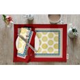 thumbnail image 2 of Vargottam Placemats- Placemat For Dining Table, Set Of 4- Printed & Reversible CottonNapkin-IndoorPlacematsFor Home & Kitchen Dining Table- Asian (Multicolor), 2 of 5