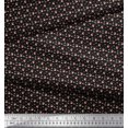 thumbnail image 2 of Soimoi Polyester Crepe Fabric Dot,Leaves & Rose Small Print Fabric by Yard 52 Inch Wide, 2 of 3
