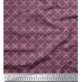 thumbnail image 1 of Soimoi Poly Georgette Fabric Crossbones & Skull Shirting Print Fabric by The Yard 52 Inch Wide, 1 of 4