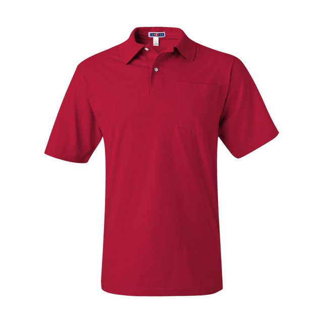 Jerzees SpotShield Polo T-Shirt with Pocket for Men