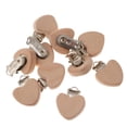 thumbnail image 3 of 10pcs Beech Wooden Holders Teething Toys Chain Accessory Heart, 3 of 8