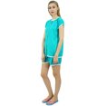 thumbnail image 3 of Bimba Ensemble de Pyjama en Dentelle Noir pour Femmes à Boutons, Chemise de Nuit en Rayonne et Short, Robe-8, 3 of 11
