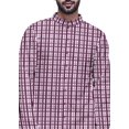 thumbnail image 4 of Atasi Long Sleeve Kurta Printed Button Down Asymmetric Designer Kurta For Boys, 4 of 5