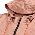 thumbnail image 4 of Maqroz Veste de Soleil pour Homme UPF 50++ à Capuche à Fermeture Éclair Intégrale Protection UV SPF Rafraîchissante Légère avec Poches Été Ajustable Séchage Rapide Veste de Sport de Piste Randonnée Pêche Plein Air Rouge P, 4 of 4