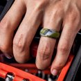 thumbnail image 3 of Men Women Silicone Ring - 8pcs/4PCS, Flexible & Durable Silicone Wedding Bands, Comfortable Fit, Skin Safe - 8/4 Colors Silicone Wedding Rings Perfect Gift for Anniversary Birthday, Size 8 9 10 11 12, 3 of 7