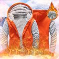 thumbnail image 1 of Qertyioot Hauts pour Hommes Mode Veste Décontractée Extérieur Manches Longues Manteau Chaud, 1 of 6