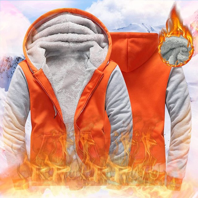 Qertyioot Hauts pour Hommes Mode Veste Décontractée Extérieur Manches Longues Manteau Chaud