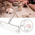 thumbnail image 4 of Outil de Fabrication de Poterie en Argile, Rouleau de Poignée de Poterie Plus Uniforme, Outil en Argile Douce, Acier Inoxydable pour Arts Domestiques Petit, Grand, 4 of 8