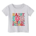 thumbnail image 1 of FhsagQ The 7th Of July Garçon et Fille Mode Décontractée Imprimé Col Rond Ample Manches Courtes T-Shirt Haut Petites Filles The 7th Of July T-Shirts Taille 6 Petites Filles T-Shirts 4T-5T Pâques Blanc 4-5 Ans, 1 of 4