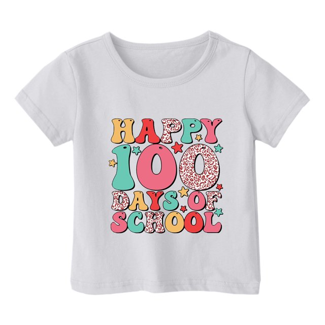 FhsagQ The 7th Of July Garçon et Fille Mode Décontractée Imprimé Col Rond Ample Manches Courtes T-Shirt Haut Petites Filles The 7th Of July T-Shirts Taille 6 Petites Filles T-Shirts 4T-5T Pâques Blanc 4-5 Ans