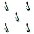 thumbnail image 1 of Ruiboury Golf Club Brush Portable Handheld Replacement Double-sided Ball Shoe Brushes Green Lidless 5Set, 1 of 6
