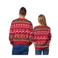 thumbnail image 3 of Sweat-Shirt Unisexe Imprimé Animal Col Rond Laid Noël Xmas, 3 of 3
