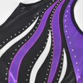 thumbnail image 3 of Kid Girls Gymnastic Leotard Sparkly Shiny Diamond Ballet Dance One Piece Outfit, 3 of 5