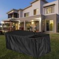 thumbnail image 4 of 2X Outdoor Deck Box Cover with Zipper Waterproof Garden Storage Box Cover Patio Storage Container Protective Cover Small, 4 of 8