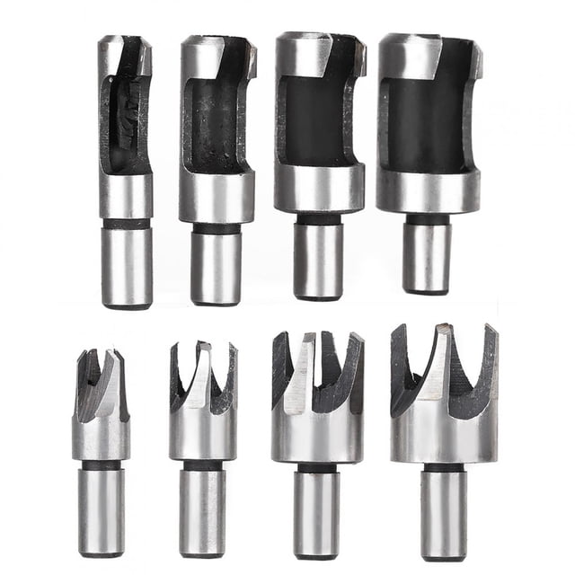 Standard Size Cork Drill Bit Knife Plug Cutter, Carbon Steel Wood Plug Cutter, For Bench Drill Hand Electric Drill