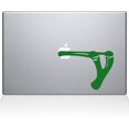thumbnail image 1 of The Decal Guru 1898-MAC-13X-LG Sling Shot Apple Decal Vinyl Sticker, Green, 13" MacBook Pro (2016 & Newer), 1 of 1