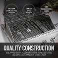 thumbnail image 2 of Kenmore - 4 Burner Gas Grill Plus Searing Side Burner - All Stainless Steel, 2 of 8