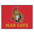 thumbnail image 1 of NHL Ottawa Senators Man Cave Rug, 1 of 5