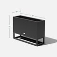 thumbnail image 2 of Veradek Block Series Raised Long Box Plastic Planter - (32 in., Black), 2 of 9