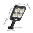 thumbnail image 3 of HLONK Super Bright LED Solar Street Lights  Outdoor Human Motion Sensor Security Street Lights Road Lamp  for Area Lighting Yard Garden Patio Sideway Lighting, 3 of 7