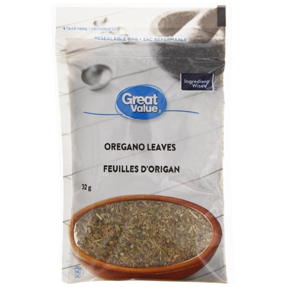 Feuilles d’origan Great Value