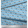 thumbnail image 3 of Soimoi Poly Georgette Fabric Cat Animal Print Sewing Fabric Yard 42 Inch Wide, 3 of 3