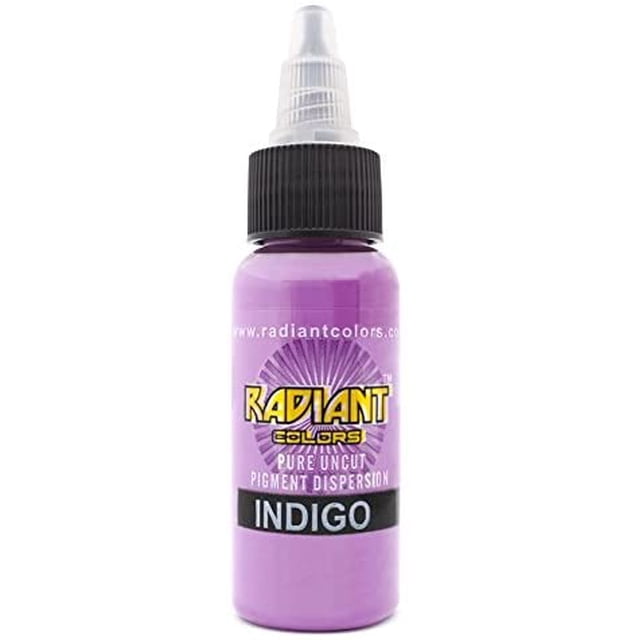 Radiant Colors Encre à Tatouage - INDIGO 1 Oz