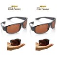 thumbnail image 1 of HD Vision Lunettes de Soleil de Designer Fold Aways Store - Deluxe - Lot de 2 (Noir), 1 of 1