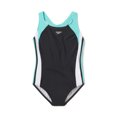 thumbnail image 1 of Speedo Girls Infinity Splice One Piece Thick Strap Swimsuit - Sea Level, Size: 14, 1 of 2
