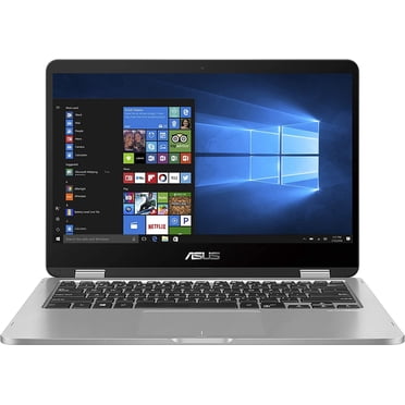 ASUS VivoBook Flip 14 Thin and Light 2-in-1 Laptop, 14 HD Touchscreen, Intel Celeron N4020 Processor, 4GB RAM, 128GB EMMC, Windows 10 Home in S mode, Fingerprint, J401MA-AB01-CA