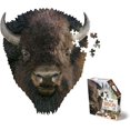 thumbnail image 2 of I AM Bison 300 Piece Animal Head-Shaped Jigsaw Puzzle, 2 of 2