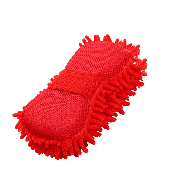 Fesfesfes Microfiber Car Wash Sponge-Non Scratch Sponges-Two Sided Microfiber Wash Sponge-Microfiber Wash Mitt for Cars Great for Everyday Cleaning