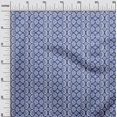 thumbnail image 3 of oneOone Cotton Flex Medium Blue Fabric Asian Block DIY Clothing Quilting Fabric Print Fabric by Yard 40 Inch Wide, 3 of 4