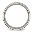 thumbnail image 2 of Titanium Brown 8mm Wedding Band Ring Man  For Dad Mens  For Him, 2 of 10