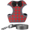 thumbnail image 1 of Dog Harness for Cats for Hiking Soft Air Mesh Vest for Small Dogs Cats (Red,M), 1 of 8