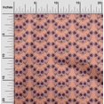thumbnail image 1 of oneOone Georgette Viscose Fabric Floral Block Print Sewing Fabric BTY 42 Inch Wide, 1 of 4