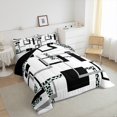 thumbnail image 3 of YST Couette Rayée pour Tout-Petit, Literie Mi-Siècle pour Enfants Garçons Filles, Ensembles de Literie Imprimée Cheetah avec Couette, Courtepointe Réversible Minimaliste avec 1 Taie d'Oreiller Déco de Chambre, 3 of 5